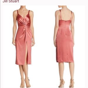 Never worn Jill Jill Stuart Rose Midi Dress